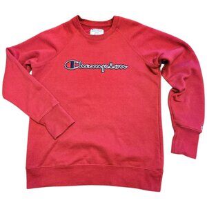 Like New Red CHAMPION Crewneck Sweatshirt sz M